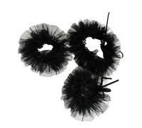 YUGSHNKFC Elizabethan Neck Ruff Victorian Mesh Ruffled Collar and False Wrist Cuffs for Medieval and Historical Costumes Accessory Medieval Ensemble Accessory