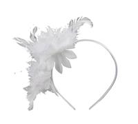 YUGSHNKFC Fascia per capelli con piume, accessorio per capelli per feste di martedì grasso, accessori per capelli per eventi di danza e festival musicali, per donne