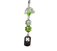 YUGSHNKFC Fatti a mano Fortuna Clovers Mobile Lanyard Leggero ed Elegante Telefono Appeso Ciondolo Accessorio Per Uso quotidiano Decorazione Perline Fatto a Mano, Misura unica, come descritto, come