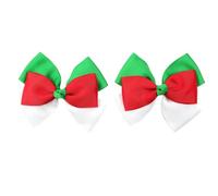 YUGSHNKFC Fermagli per capelli con fiocco, confezione da 2 pezzi, accessori natalizi per capelli decorativi per bambini e adulti