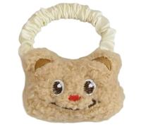 YUGSHNKFC Fermaglio per capelli a forma di orsetto di burro, fermaglio per capelli peloso, spilla per capelli a forma di orso, spilla per feste di compleanno