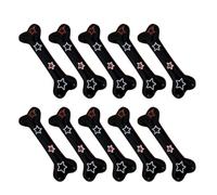 YUGSHNKFC Fermaglio per capelli a forma di stella 3D, forcina per capelli a forma di osso, 10 fermagli per capelli per donne e ragazze