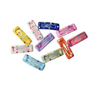 YUGSHNKFC Fermaglio per capelli a forma di stella, orso, papillon, forma quadrata, forcine uniche per adolescenti