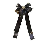 YUGSHNKFC Fermaglio per capelli con fiocco nero per feste cosplay anime gear fermagli per capelli per costume femminile accessori per feste puntelli