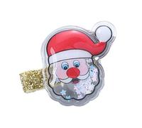 YUGSHNKFC Fermaglio per capelli festivo per bambini, con Babbo Natale, albero, forcina laterale, accessori per lo styling dei capelli di Natale