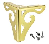 YUGSHNKFC Gamba per mobili scavata per tavolo armadio libreria gambe mobili piedi triangolari sostituzione divano piedi gambe divano metallo