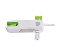 YUGSHNKFC Heavy Dutys - Spazzola a forma di U per coperchio a tazza, con setole a doppia fila, anima in acciaio per residui ostinati, strumento multiuso per pulire le bottiglie