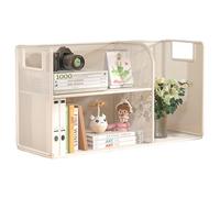 YUGSHNKFC Libreria a più livelli per scrivania organizer in metallo organizer per archiviazione desktop scaffale espositore multiuso