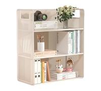YUGSHNKFC Libreria a più livelli per scrivania organizer in metallo organizer per archiviazione desktop scaffale espositore multiuso
