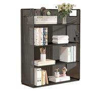 YUGSHNKFC Libreria a più livelli per scrivania organizer in metallo organizer per archiviazione desktop scaffale espositore multiuso