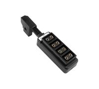 YUGSHNKFC Lightweight 4 Output D-Tap Battery Power Supply Adapter Hub Splitter Build in Protections for Outdoor Photography D-Tap Power Distribution Hub