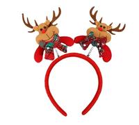 YUGSHNKFC MerryChristmas - Cerchietto per capelli a tema natalizio per tutte le età, in peluche, per spettacoli teatrali, accessori per feste