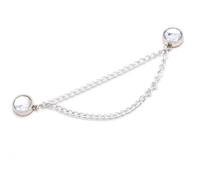 YUGSHNKFC Pantaloni accorciatore chiusure strass chiusura per pantaloni per rendere più corto pantaloni regolazione lunghezza clip abbigliamento posizionatore catena