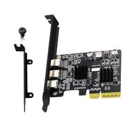 YUGSHNKFC Plug and Play PCIe 4X a DisplayPort USB C Adattatori della scheda video che supportano due schede di espansione video basate su PCB di connessione del monitor