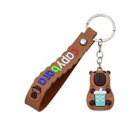 YUGSHNKFC Portachiavi in gomma morbida con design a sorpresa tipo casuale creativo da collezione per uso quotidiano e amanti degli animali sorpresa portachiavi animale