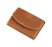YUGSHNKFC Portafoglio compatto per le donne in pelle PU porta carte di credito grande capacità frizioni borsa bifold borse borsa da donna borsa per soldi portafoglio corto da donna, Marrone, Bellezza
