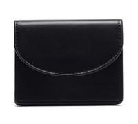 YUGSHNKFC Portafoglio multi-slot PU per uomo donna borsa porta carte di credito portamonete tipo corto portafoglio vintage portatile, Nero
