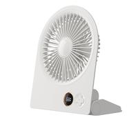 YUGSHNKFC Potente ventilatore USB Velocità personalizzabile Ricaricabile USB Rimani aggiornato Soffitto Funzione di temporizzazione Rotazione a 360 ° Manuale tedesco incluso
