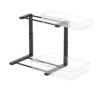 YUGSHNKFC Scaffale efficiente dello spazio del lavandino con lo scaffale robusto di stoccaggio del contatore della cucina del cassetto scorrevole facile con le progettazioni eleganti di