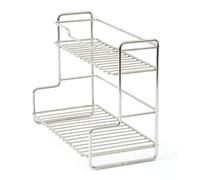 YUGSHNKFC Scaffale efficiente di stoccaggio dell'acciaio inossidabile di progettazione di risparmio di spazio per le progettazioni contemporanee delle forniture della cucina