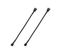 YUGSHNKFC Set Cavi Prolunga per Ventole per Computer PWM da 2 4 Pin Lunghezza 26 Cm per Migliorare I Flussi D E La Riduzione del Rumore. Cavo Controllo della Temperatura Pwms