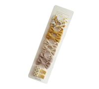 YUGSHNKFC Set di 10 fermagli per capelli a forma di farfalla per bambini, alla moda, delicati sui capelli, per bambini dai 3 ai 10 anni
