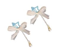 YUGSHNKFC Set di 2 fermagli per capelli a forma di stella, per donne e ragazze, accessori per la casa