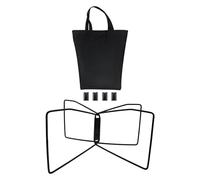 YUGSHNKFC Supporto per Campeggio Arrugginito Frame Stabilizzatore Piegatura Base con Supporto Deposito Portatile Non Colposo Base Campeggio Esterno Soluzione Archiviazione