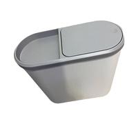 YUGSHNKFC Top Storage Trash Can Thin Profile Press Open Design for Kitchen Bathroom Living Room 10L Thin Capacity Kitchen Trash Can