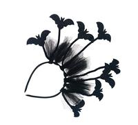 YUGSHNKFC Twisty Pipe Cleaners Bat Hairhoop per adulti bambini accessori per feste fascia cosplay costume spaventoso fascia per capelli fornitura di Halloween