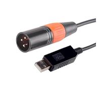 YUGSHNKFC USB RS485 To DMX512 3Pin Converter Cable for Professional Stage Lighting Control Supports Multiple Software 1.5m Lighting Equipment