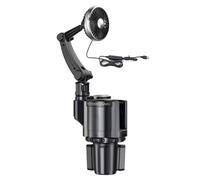 YUGSHNKFC Ventola USB Portabicchieri per Auto 2 in 1 Regola La velocità Rotazione 360 Gradi per Rinfrescare L Ovunque