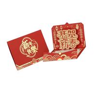 YUGSHNKFC Year of The Snake 3D Popup Blessing Invitation Card with Envelope Chinese New Greeting for Spring Festival of The Snake