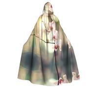 YUGTAEE Mantello con cappuccio per Halloween, per adulti, per giochi di ruolo, costumi da palcoscenico, feste, facile da pulire