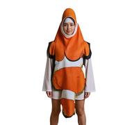 Yugugomo Costume Pesce Halloween,Tuta Cosplay Halloween - Costume Senza Maniche per Recitazione Teatrale,Festa Carnevale Compleanno Eventi Speciali Raduni