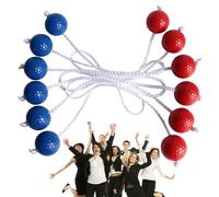 Yugugomo Set di 6 palline da golf, palline da golf per prato e cortile, per genitori, interazioni per bambini, attività di gruppo e feste in spiaggia, Ladder Balls con diametro di 28 cm