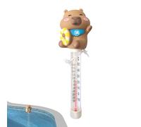 Yugugomo Termometro,Facile da Leggere Capibara Galleggiante Impermeabile | Tester Acqua Piscina e Termometro Nuoto,per Interno Casa, Bagno, Piscina, Spa, Vasca Idromassaggio, Vasca da Bagno, Stagno,