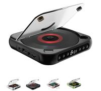 Yuguz Portable CD Player, 2025 new portable bluetooth-compatible cd-player, Mini Rechargeable Speaker for Home, Office, Travel，with Headphones (#2)