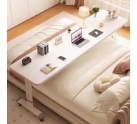 YUGXTH Tavolino da Letto fon Ruote Girevoli, Comodino sopra Il Comodino con Altezza Regolabile, Mobiclinic Tavolino Ausiliario for Anziani, Pazienti Ospedalieri, Casa(120x60cm/47.2x23.6in)