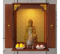 YUGXTH Tavolo Altare Montato, Tavolo da Meditazione Cinese, Tavolo da tè Buddista in Legno, Tavolo da Preghiera for Preghiere e Divinazione(Red,40x29x53cm)