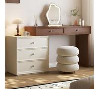 YUGXTH Toeletta Postazione Make Up con Sgabello e Specchio da Trucco con Luci Led