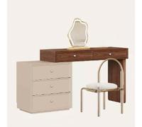 YUGXTH Toeletta Postazione Make Up con Sgabello e Specchio da Trucco con Luci Led