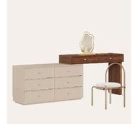 YUGXTH Toeletta Postazione Make Up con Sgabello e Specchio da Trucco con Luci Led
