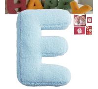 Yuhaidzsw Cuscini con Lettere, Cuscini da Lancio Che abbracciano Le Lettere, Cuscini di Peluche con Lettere, graziosi Cuscini con Lettere iniziali dalla A alla Z, Cuscini con Alfabeto Inglese (E)