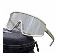 YUHANG Photochromic Cycling Glasses,Outdoor Sunglasses,Antiappannamento,Completamente Adattabili Dalla Città Alla Natura Selvaggia,26g (Off-white)