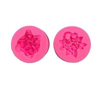 YUHANGCIYE 2 pz Gesso Ortensia Palla Stampo In Silicone Progetto Fare Accessorio Domestico Torta Fare Regalo Forniture Fondente Fiore