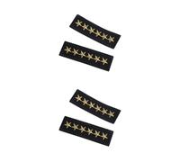 YUHANGCIYE Toppa ricamata a forma di stella, grado militare, per abbigliamento, termoadesiva o da cucire, graziosa toppa in tessuto, accessori per abbigliamento fai da te