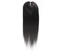 YUHANXINHESHE Integratori per capelli per donne con capelli fini, 13 x 15 cm, base in seta, clip, capelli remy, legati a mano, nero naturale aggiunge volume dei capelli(14 pollici)