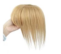 YUHANXINHESHE Integratori per capelli umani per donne con frangia a 360°, base in seta 8 x 12 cm, posticci 3D per uso quotidiano aggiunge il volume dei capelli(35 cm, miele biondo)