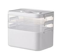 yuhlkopm Contenitori per l'artigianato, per organizzare perline, strumenti da cucito, ABS, organizer per l'artigianato, organizer e contenitori per l'arte, B